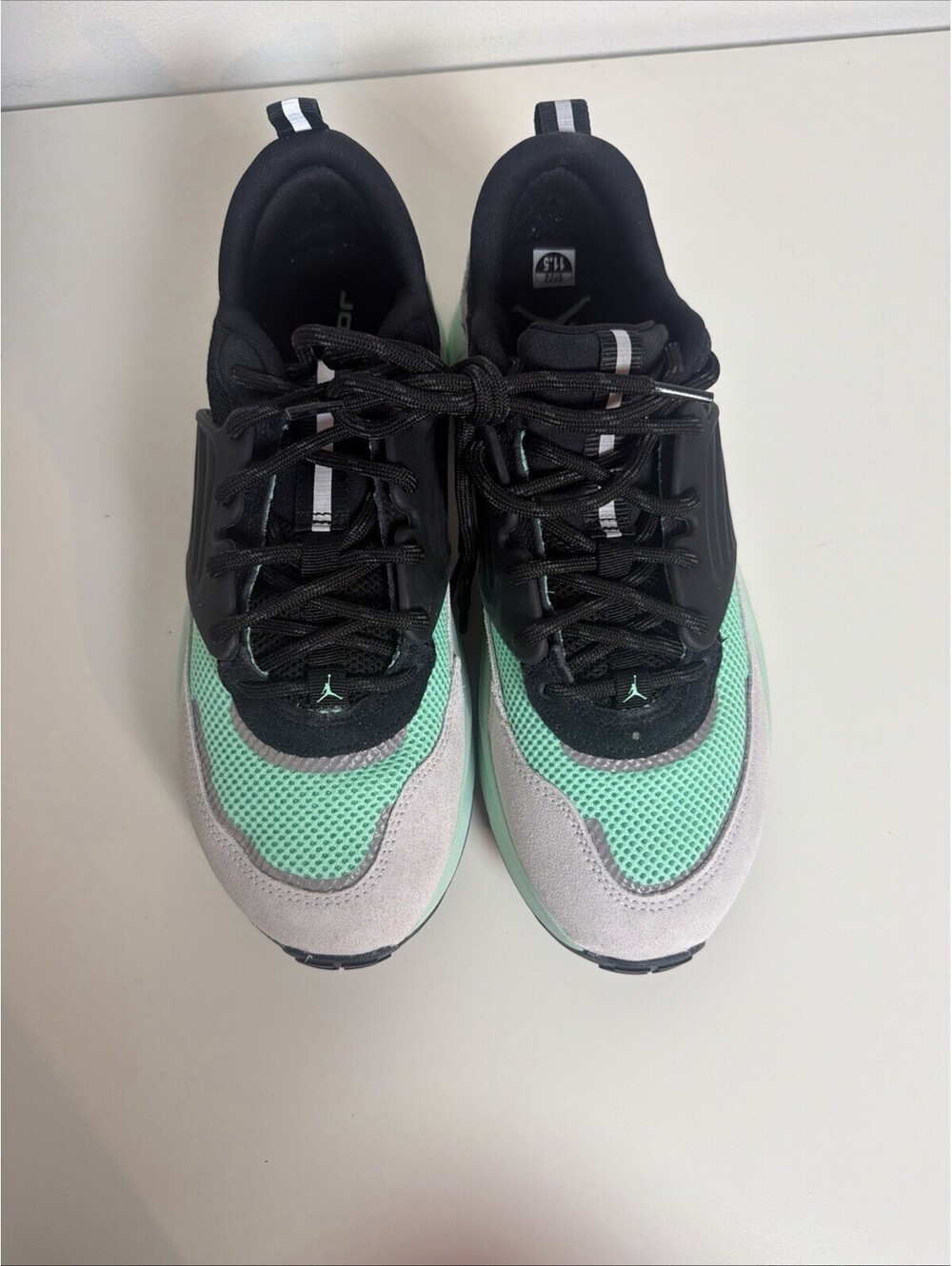 Nike Jordan Trunner O/S Sneakers Grey/Mint Foam/Green Glow/Black Men 11.5